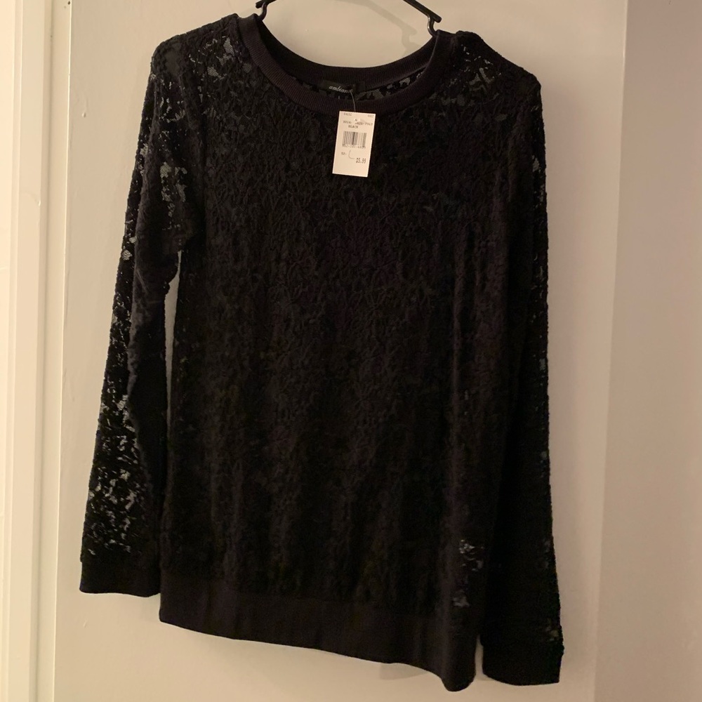 Black lace shirt